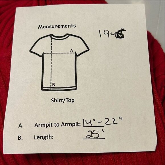 LOFT Women's Red Ribbed Turtleneck Sweater Size M Long Sleeve Casual - Picture 10 of 10